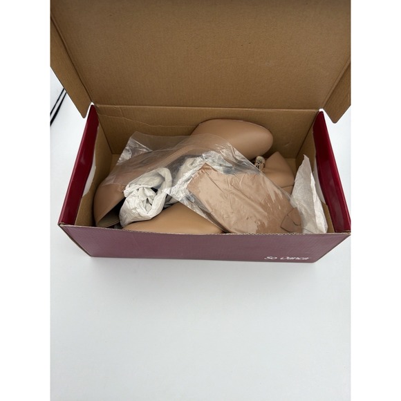 So Danca CH53 Character Shoes Caramel Tan 11L Medium Heel Leather Upper EUC - Picture 5 of 8